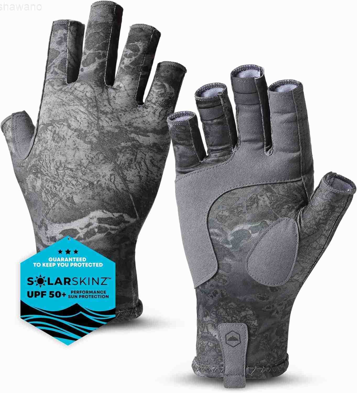 Outdoors UV Fishing Gloves Fingerless Kayaking Sailing UPF 50 Sun ProtectionW250911