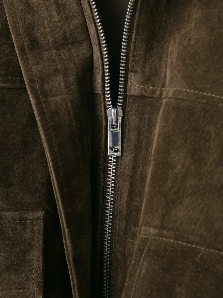 BSKTRAF autumn womens casual fashion allmatch loose pilot jacket lapel longsleeved short coat 250911