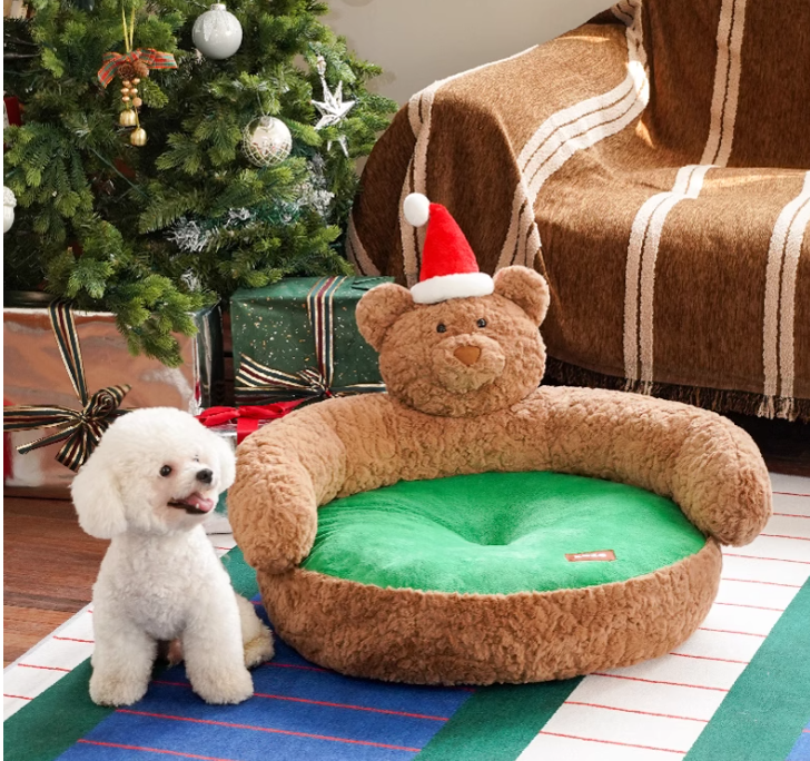 Cuddly Hugging Winter-Warm Animal Bed: Versatile Furniture-Style Sleeping Spot