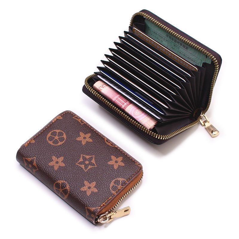 Designer Bag Luxury Bag All-In-One Wallet, Zipper Bag, Shoulder Bag Women's Large Capacity Anti Demagnetization Clip, Mini Shoulder Coin Purse ID