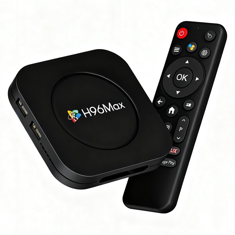 Android TV Box 4GB RAM 128GB Storage Quad Core Cortex-A53 4K HDR Dual Band WiFi