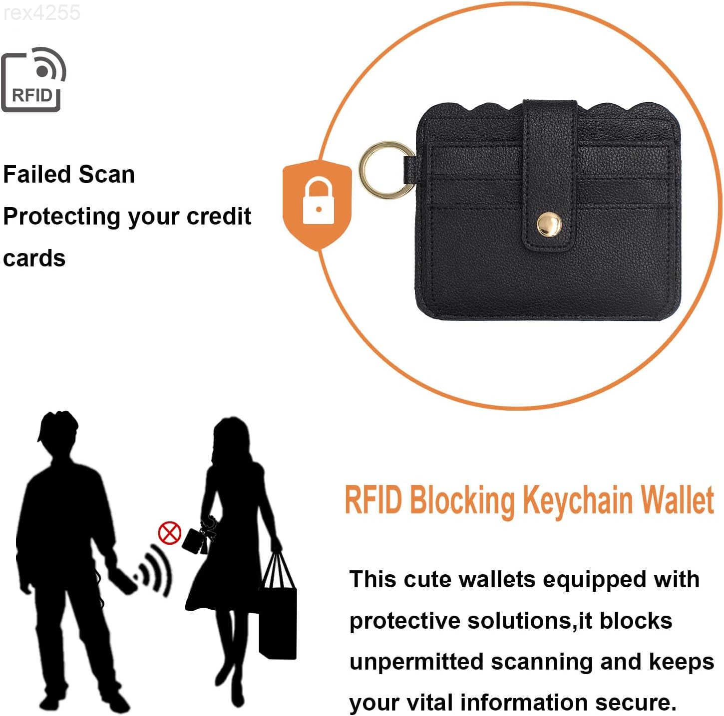 Keychain Wallet Wristlet Small Credit Card Holder Bracelet Key Chain Purse Bangle Tassel Beads Key Rings for WomenW250911