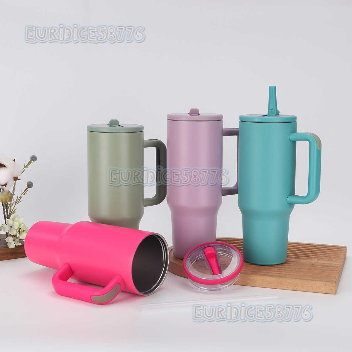 Fourth Generation 40oz Foldable Straw Cup 304 Stainless Steel Insulated Cup Large Capacity Car Cup H250911