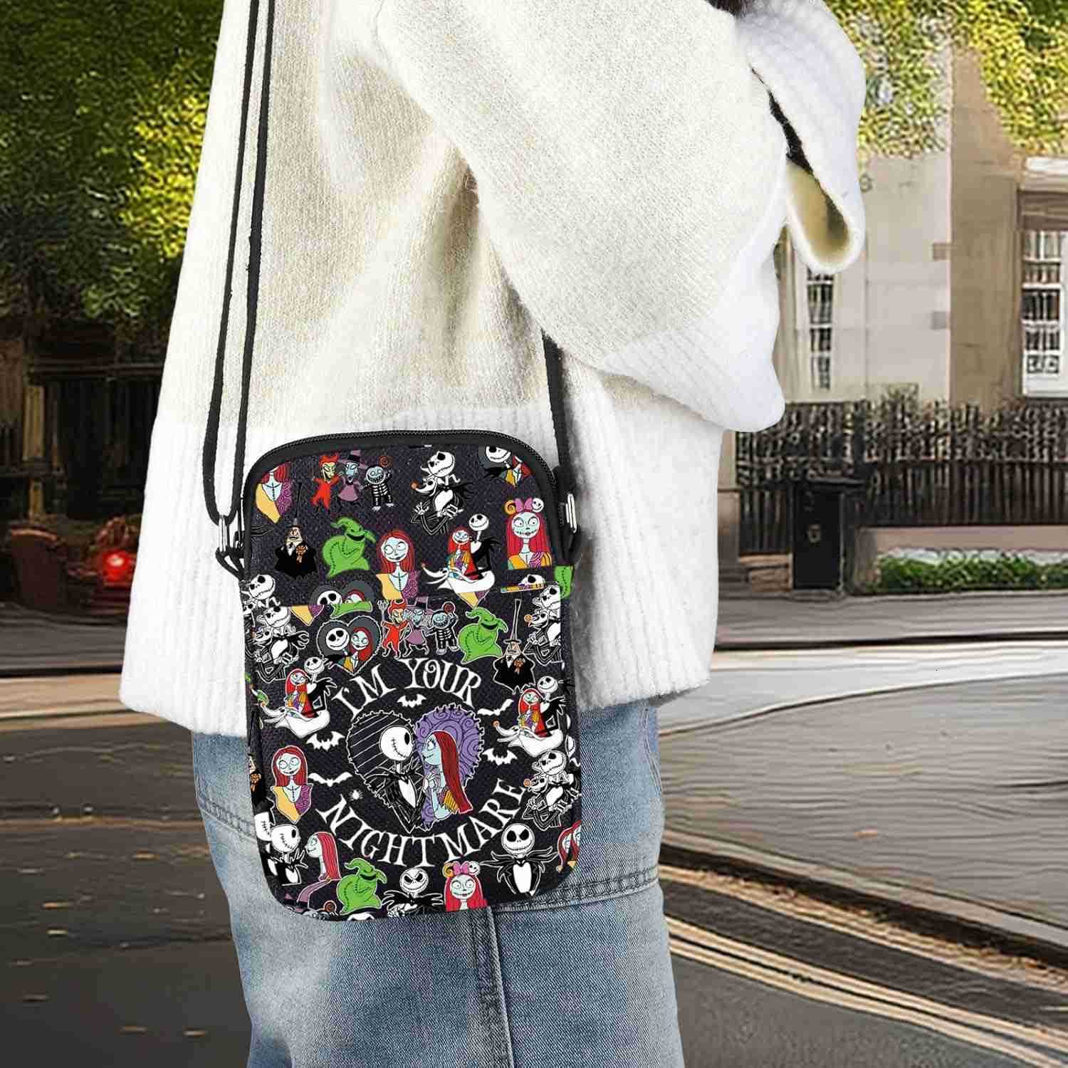 Sally Crossbody Bag Nightmare Santa Fans Gift Jack Messenger Bag Mayor Lock MerchW250911