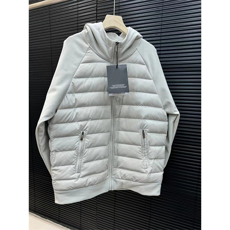 Trendy new stitching cotton clothes for men and women with the same style, lightweight, comfortable and casual, all-match light jacket jacket