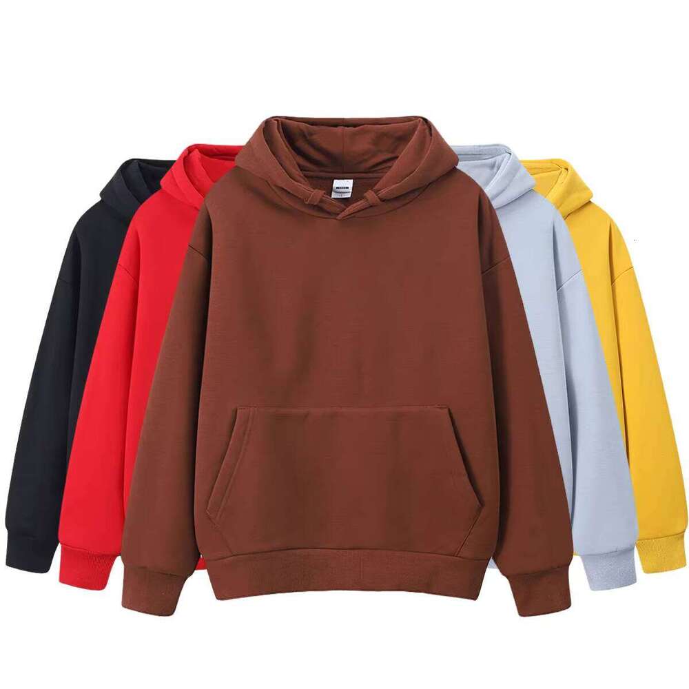 High Quality Wool Oversized 350g 10 Colors sweatshirts Cotton Hoodie Men