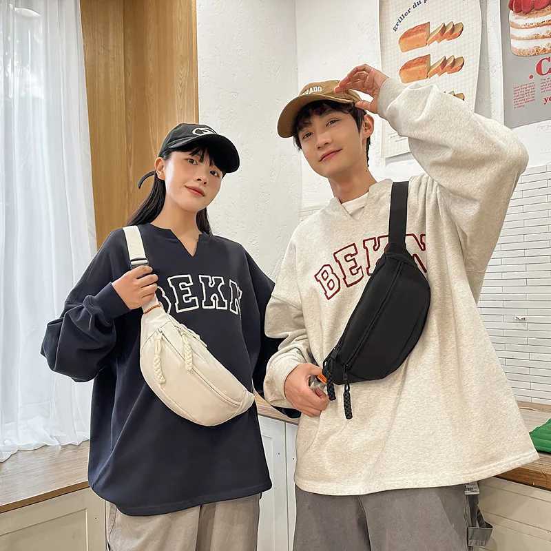 Waist Bag New Summer Waist Bag Korean Version Of Popular Sporty And Fashionable Waist Bag A Small Bag With Wide Shoulder Straps Z250911