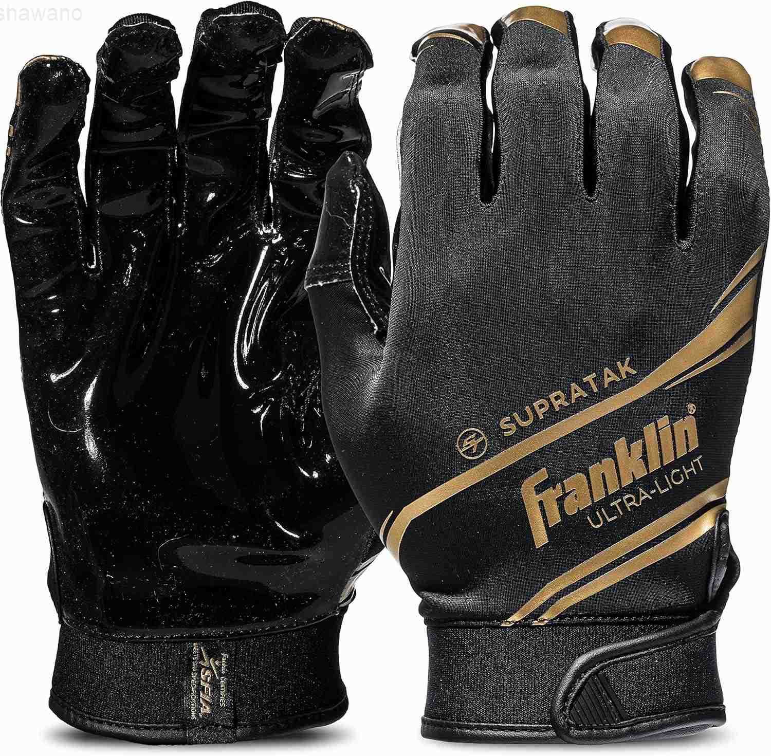 Sports Supratak Football Receiver Gloves WhiteChrome Adult MediumW250911