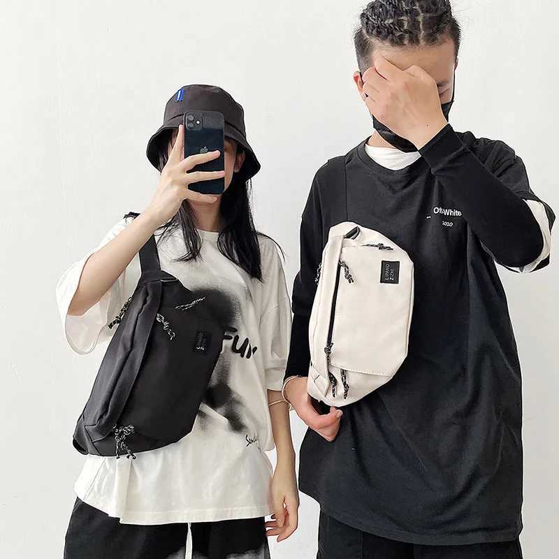 Unisex Nylon Waist Bags Street Hip Hop Belt Bag Phone Pack New High Capacity Chest Bag Shoulder Bags Fashion Trend Waist Packs Z250911
