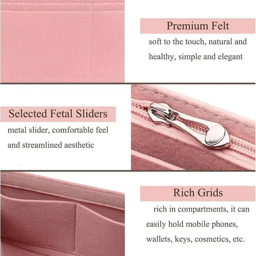 Tote Timid Storage & Finishing Inner Bag Liner Handbags Insert Organizer Fit Mini Size Anti-fouling Inner liner bag Storage bag
