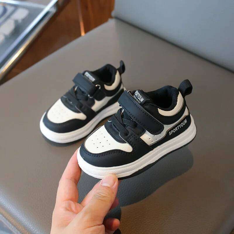 Fashion Design Sneakers Spring Autumn 0-6 Years Kids Casual Sport Soft Patchwork Color Baby Toddler Boy Girl Shoes