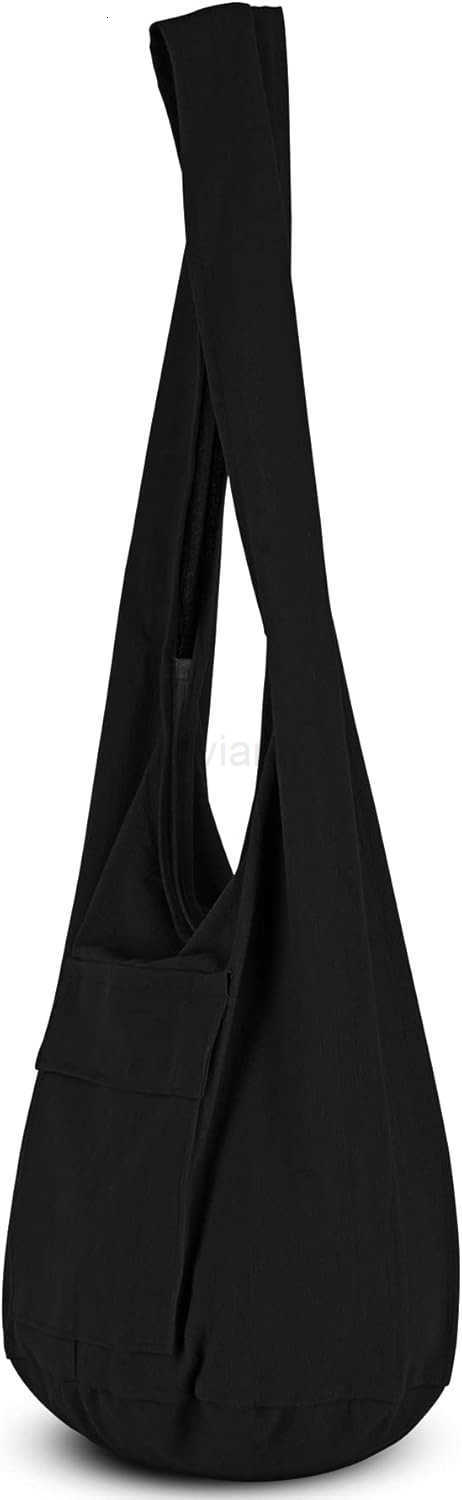 Crossbody Bag for Women Handmade Cotton Sling Bag Lightweight Unisex Travel Purse with ZipperW250911