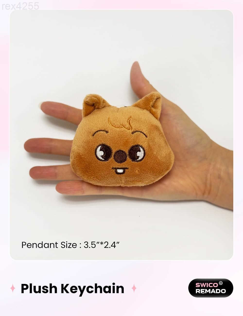 Keychains Cute Cartoon Animal Keyring Car Key Pendant Women Backpack Handbag Wallet Pendants DecorationW250911