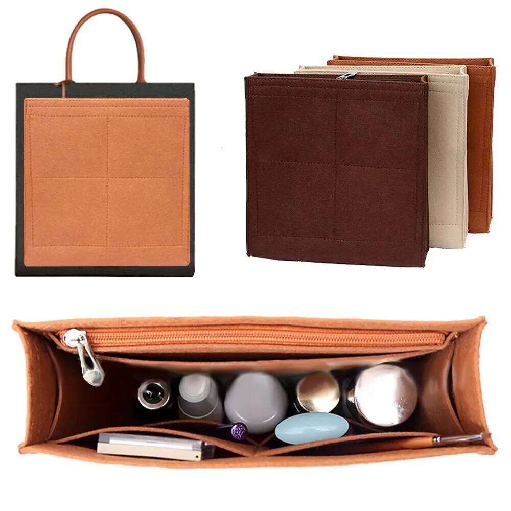 Soft Organizer Travel Purse Liner Felt Inner Handbag Insert Bag Anti-fouling Waterproof One-time use