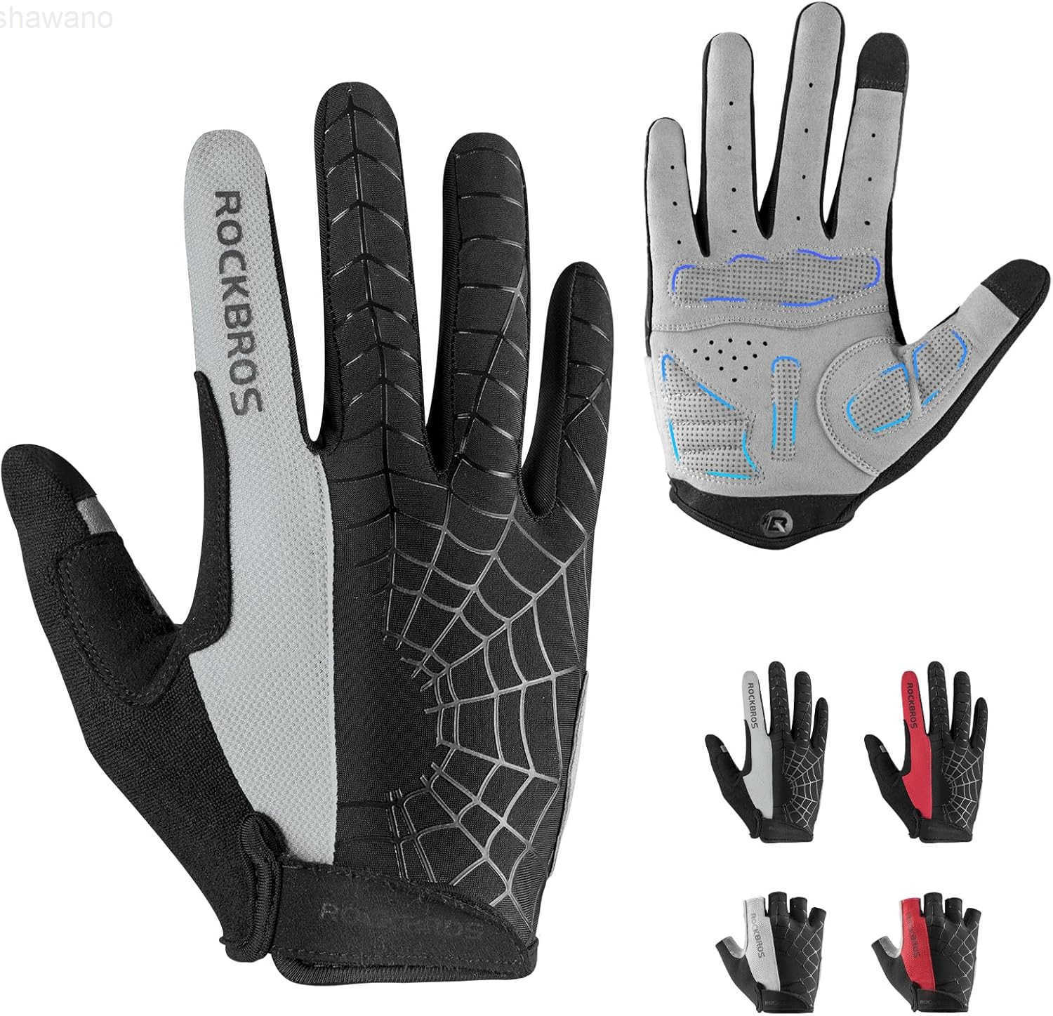 Mens Cycling Gloves with SBR Pad AntiSlip Breathable for Spring Autumn Sports RidingW250911