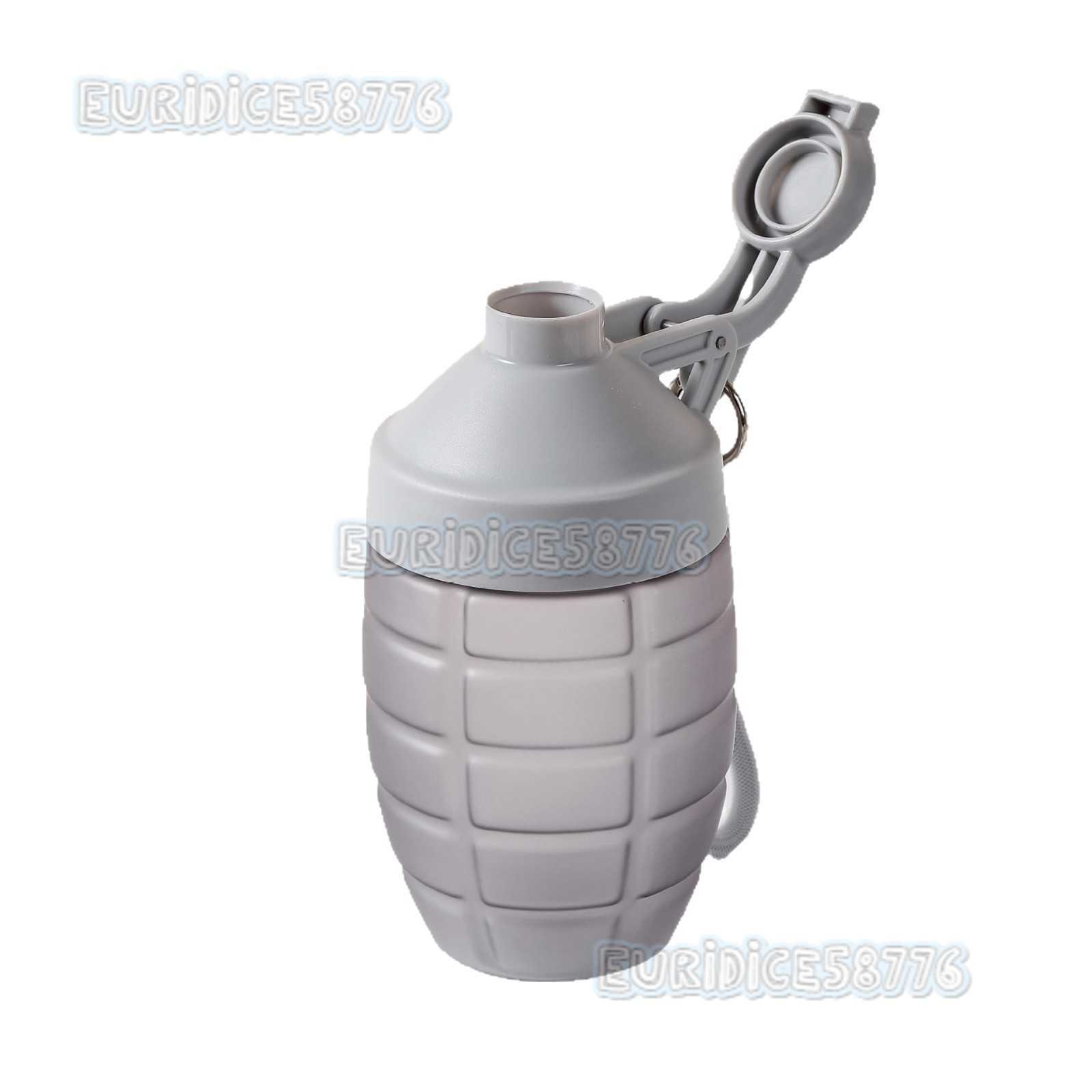 Creative Shaker Cup with Handle for Protein Powder and Milkshake Plastic Cup for Summer Sports and Fitness 600ml Pineapple Cup H250911