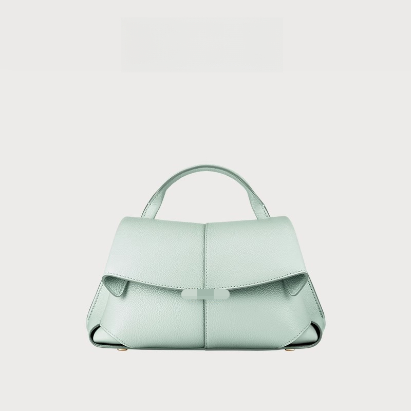 New French Designer Bag Leather Retro Style Fashion Shoulder Bag Handbag Messenger Bag Luxury Bag Women's Bag