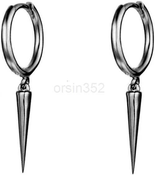 Spike Dangle Drop Hoop Earrings for Women Girls 925 Sterling Silver Charms Hoops Cuff Cartilage Stud Tragus Helix Wrap Geometric Hypoallergenic Fashio