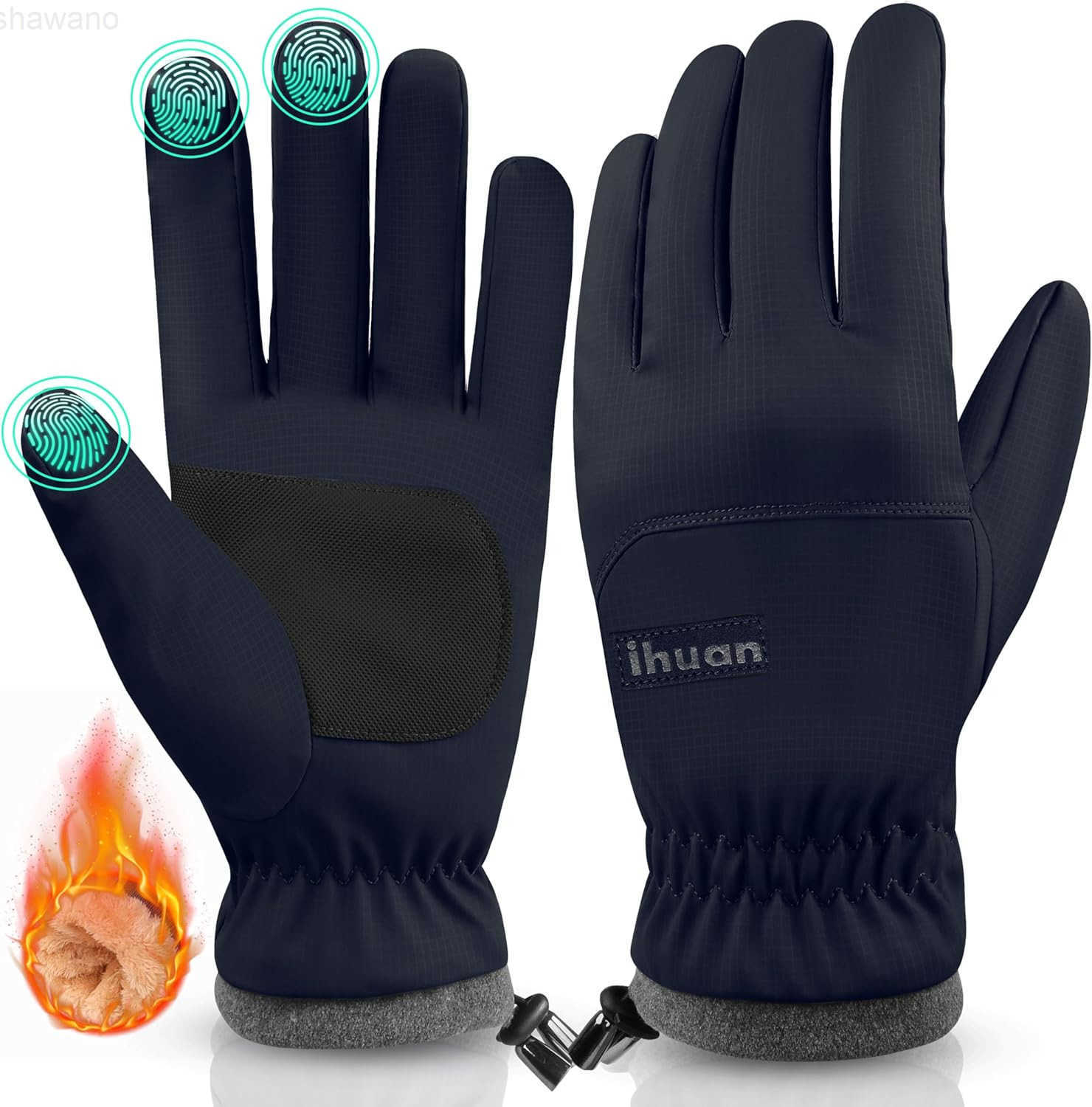 Winter Waterproof Ski Gloves Men Women Snow Warm Cycling Cold Weather Driving Biking RunningW250911