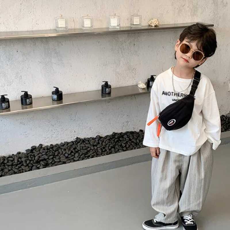 New Fashion Cute Chest Bag One Shoulder Crossbody Fanny Pack Canvas Diagonal Bag Zipper Bag Coin Purse Z250911