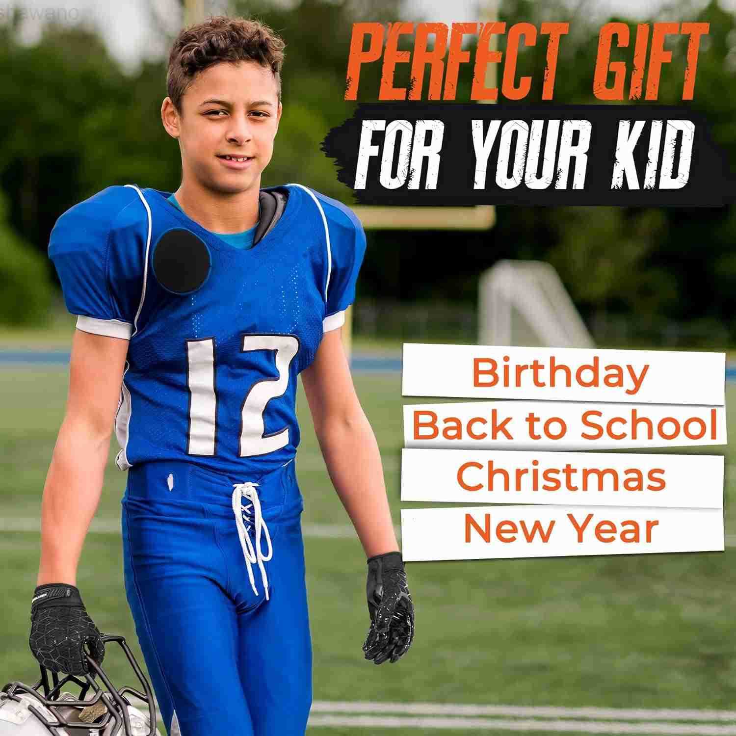 Youth Football Gloves Sticky Ultra Stick Silicone Grip Receiver Glove Breathable Stretch Kids Football GlovesGreat Gift Boys GirlsW250911