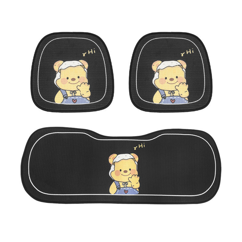 Car Seat Cushion AllSeason Cute Seat Cushion Summer Breathable Cool Cushion Seat Cover HalfPack Single Rear Seat Cover for Women 250910