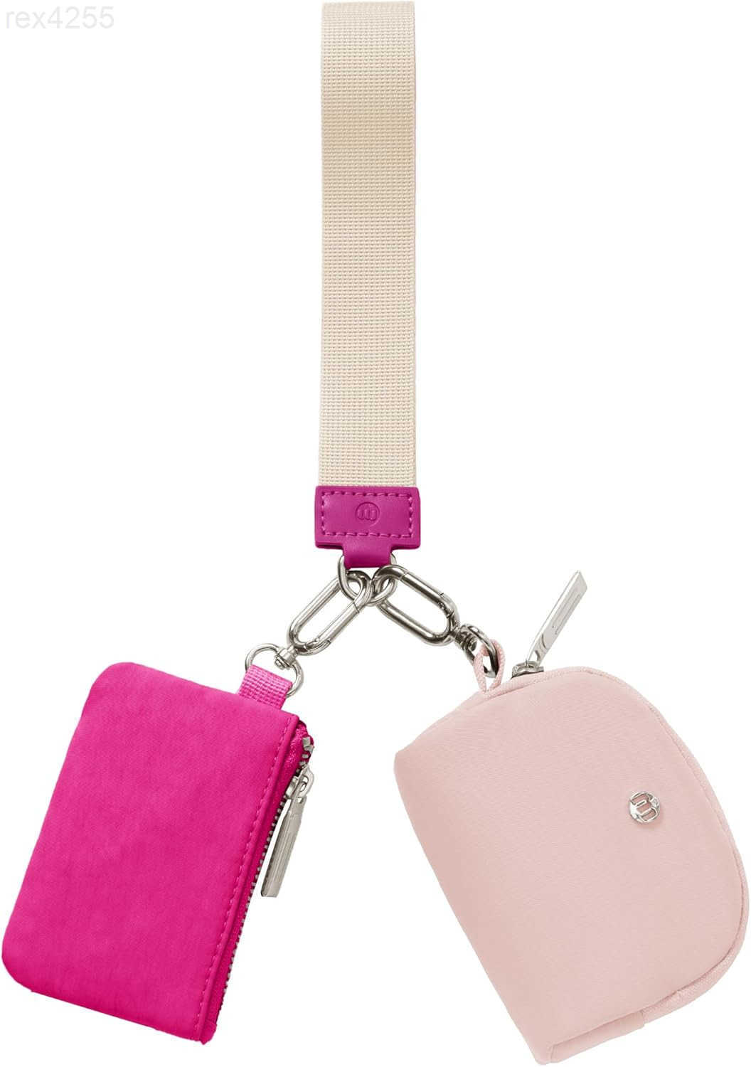 Keychain Wallet Mini Zip Around Wristlet Wallets with Detachable Dual Pouch Ideal Portable Coin Purse for Women and MenW250911