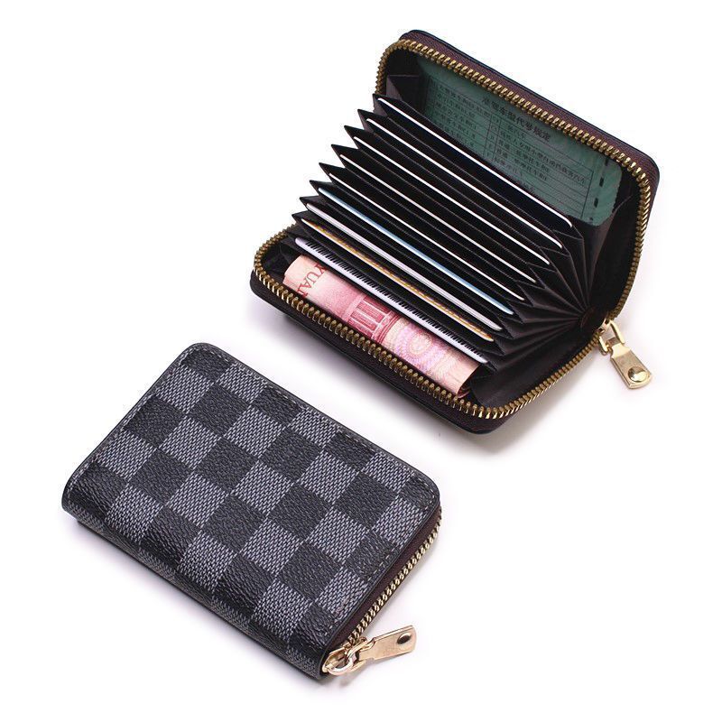 Designer Bag Luxury Bag All-In-One Wallet, Zipper Bag, Shoulder Bag Women's Large Capacity Anti Demagnetization Clip, Mini Shoulder Coin Purse ID
