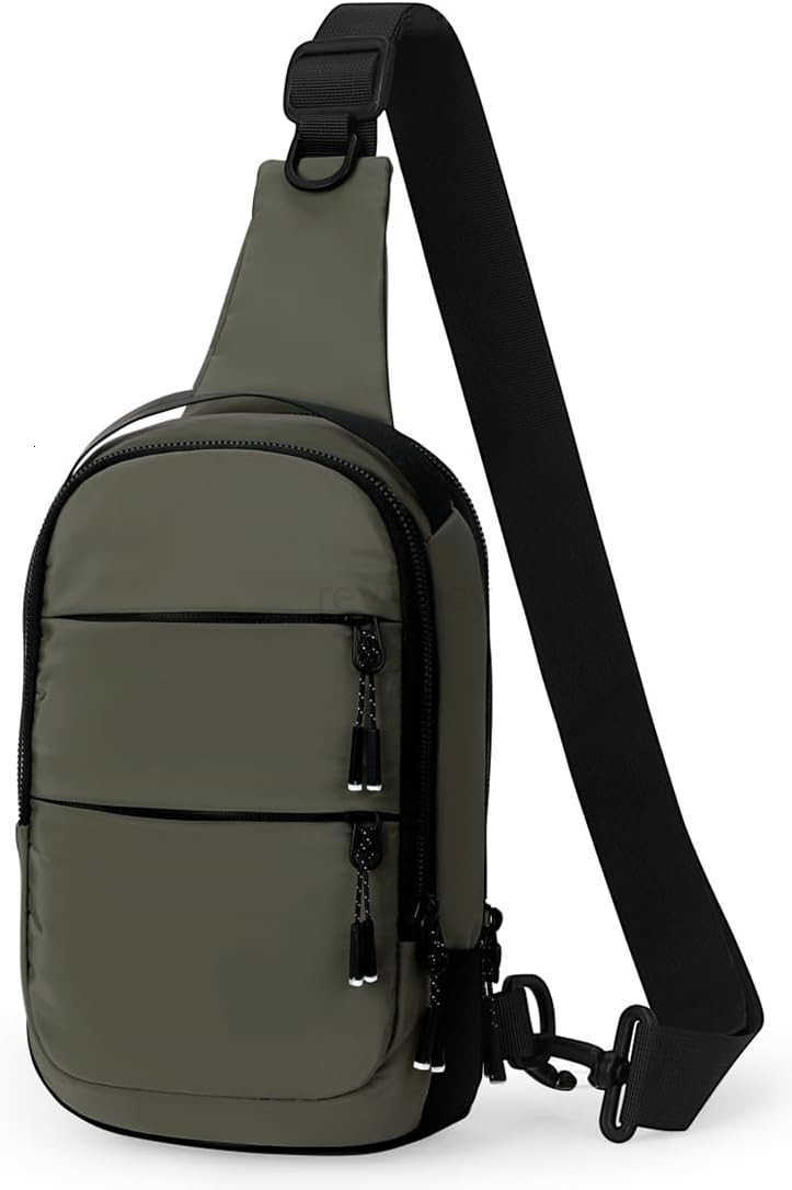 Small Crossbody Bags for Men Women Mini Sling Bag Lightweight Chest Bag for Hiking Travel SportsW250911