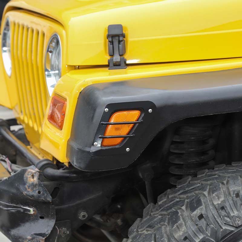Car Large Lampshade/Turn Cover Lamp/Wheel Arch Lampshade Set For Jeep Wrangler TJ 1997-2006 External Accessories