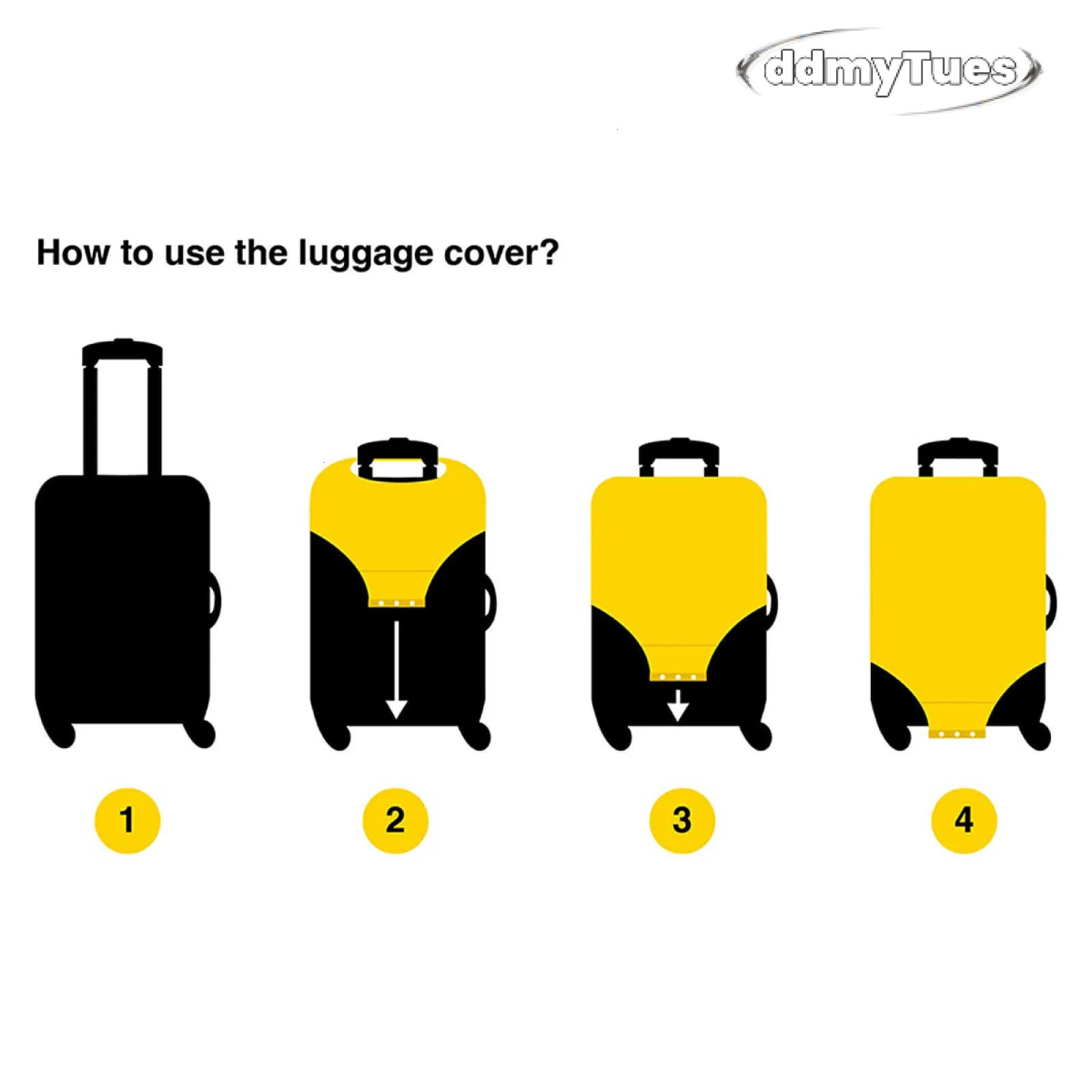NXY 4 sizes Combination Lage Protective Suit Bag Suitcase Covers Trolley waterproof Cover Travel bags Accessories TUES