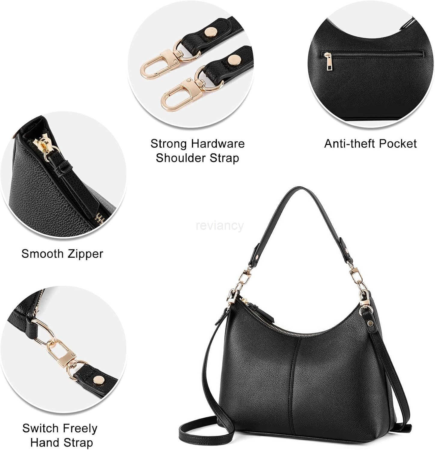 Small Shoulder Handbags for Women Mini Purse Waterproof Soft Leather Crossbody Bags for Work Shopping TravelW250911