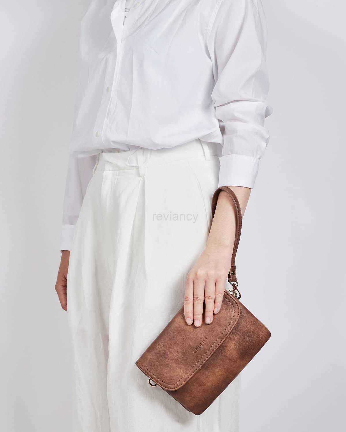 Small Crossbody Bags for Women Wristlet Wallets for Women Small Trendy Vegan Leather Phone Purse Handbag for TravelW250911