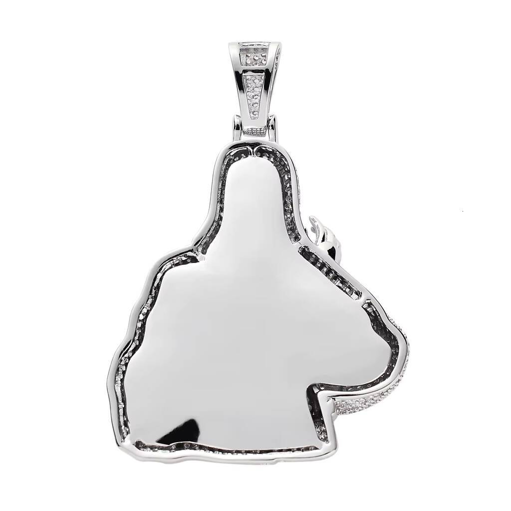 BES Hip Hop Jewelry Punk Vintage Religious Pendant Necklace Brass Gold Plated Cubic Zirconia Necklace Mens Jesus Christ Pendants