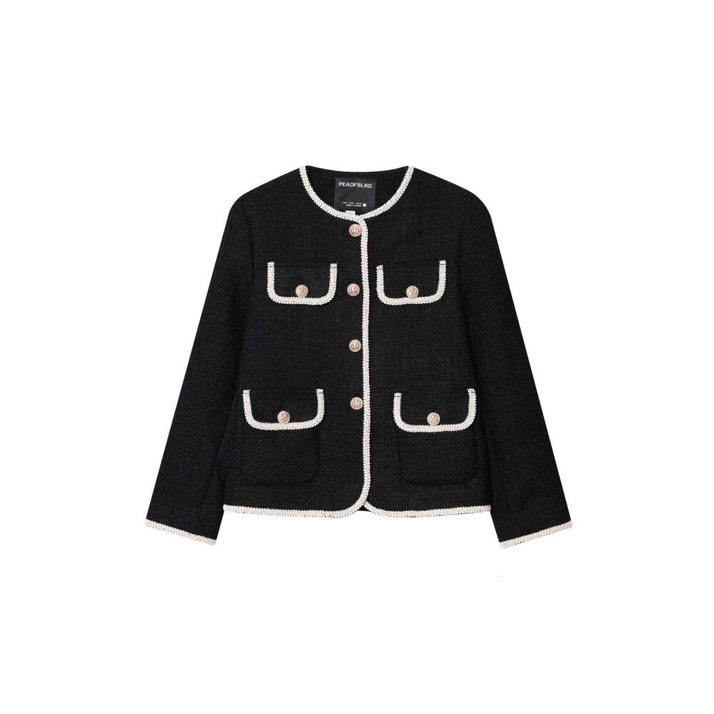 DHEssentials Autumn New Style Chanel-Inspired Socialite Fashion Versatile Fleece Jacket 1290871
