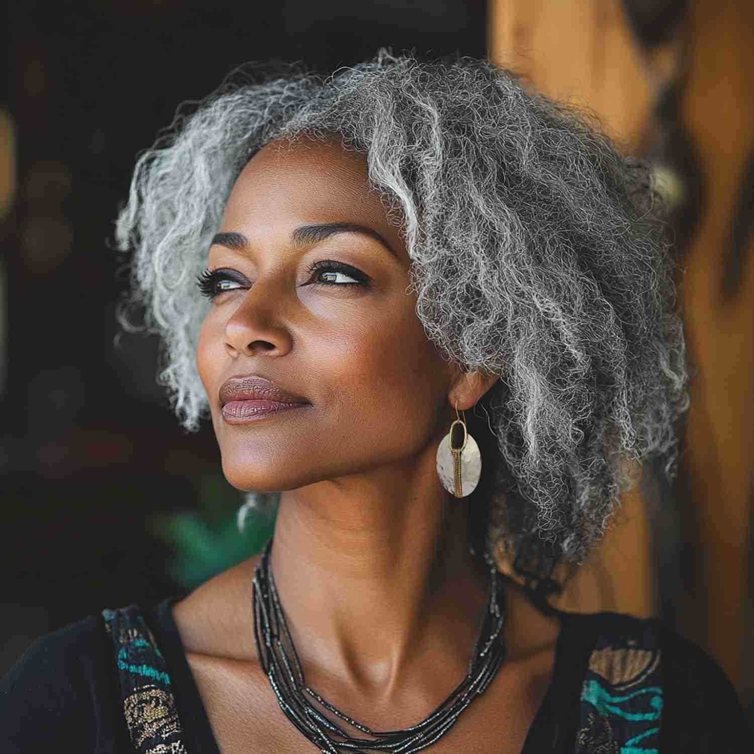 Earrings for Women Gold Silver Copper Dangle Oval or Round Ethnic TrenDY Western Hammered Gift Handmade Mixed Metal African JewelryW250911