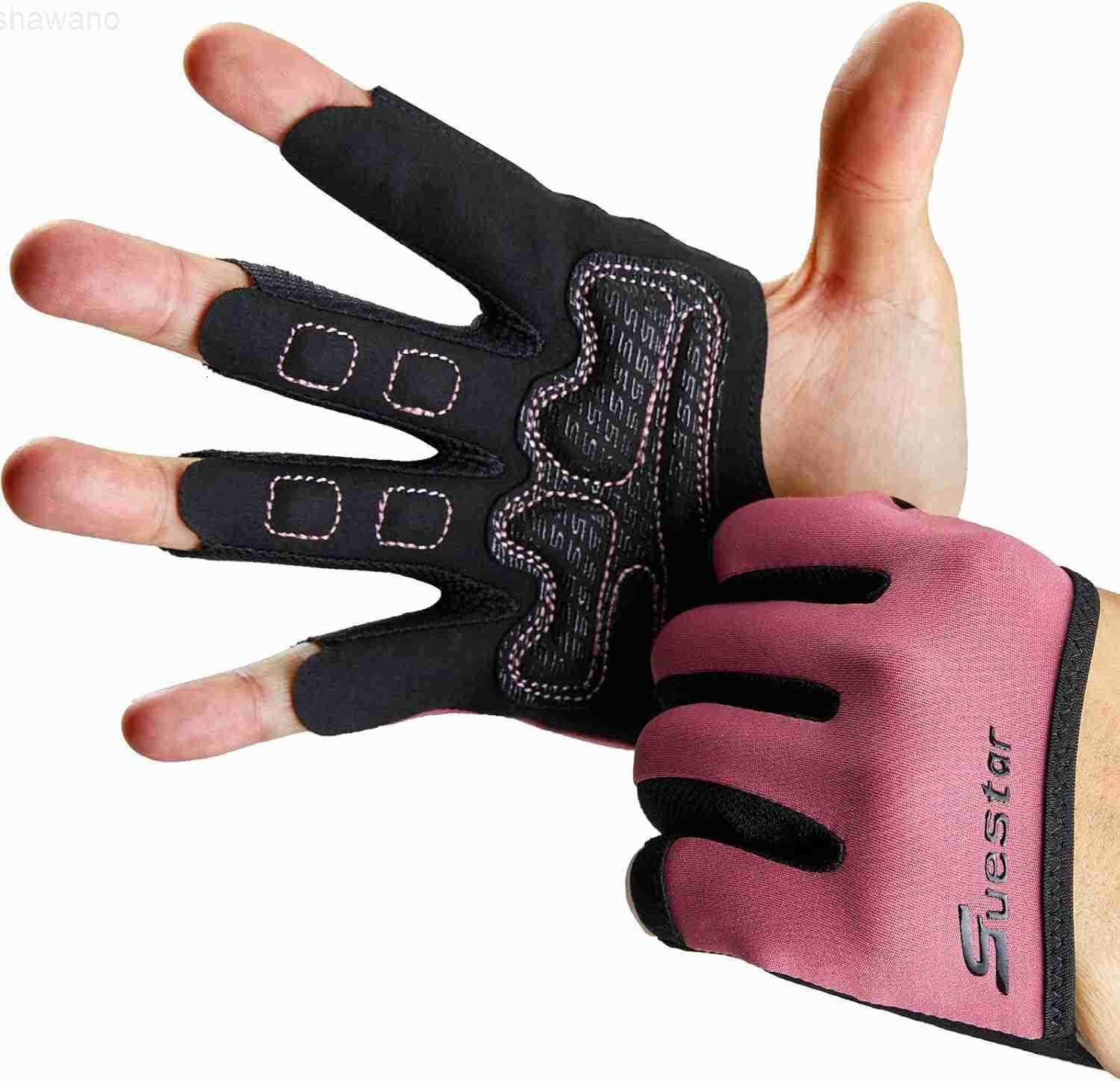 Partial Weight Lifting Gloves 34 Finger Workout Gloves for Men Women Full Palm Protection Silicone Grip Gym for Weightlifting Exercise Fitness Smartwa