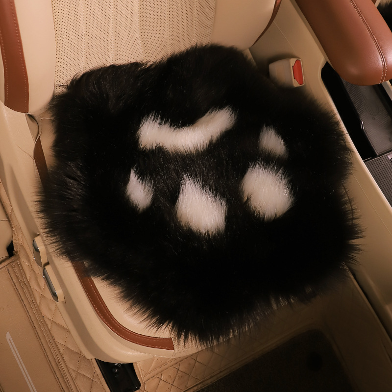 Car Cat Claw Cushion Autumn and Winter High-end Plush Car Seat Cushion Cartoon Cute Car Comfortable Warm Seat Cover 250910