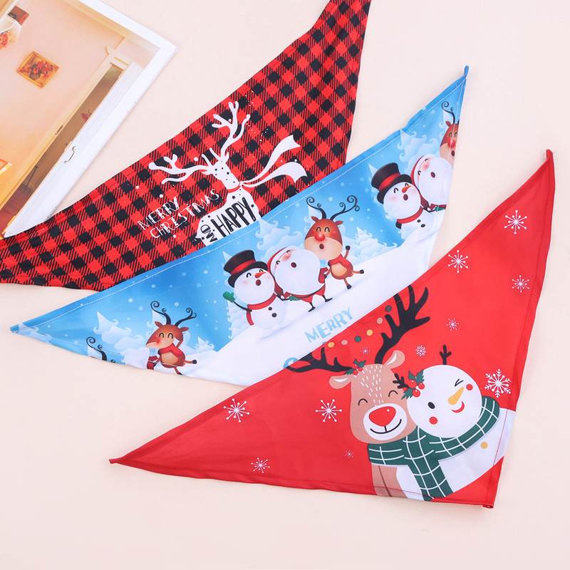 Christmas Pet Goodies Pet Dog and Cat Christmas Drool Bib