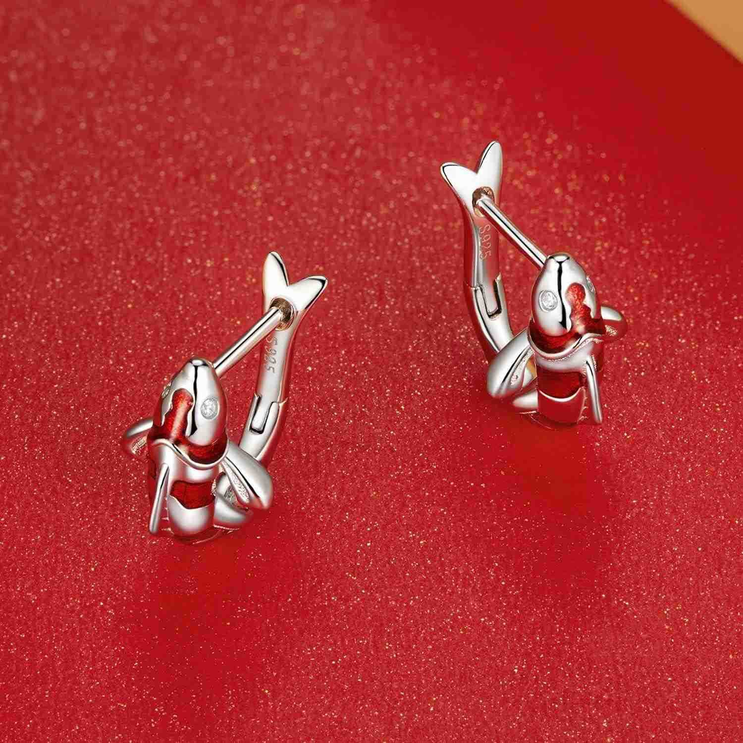 Sterling Silver Earrings VOROCO Cubic Zirconia White Gold Plated Colorful Huggie Small Hoop Earrings Cute Butterfly Cat Hypoallergenic Earring For Wom