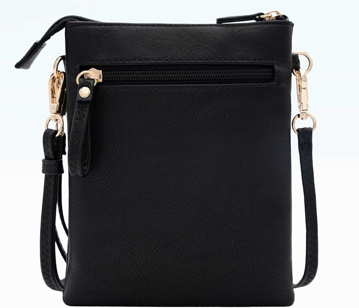 Small Crossbody Bag for Women Multi Zip Pockets with Detachable Wristlet Lightweight Travel Purse Cell Phone PouchW250911