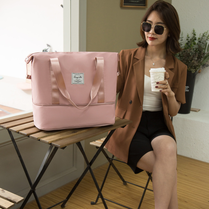 Women S Handbag Maternity Bag Clothes Storage Bag Rolling Oxford Luggage Bag Free Shipping Large Luxury Bag Capacity Dry Wet Designer Bag Separation T