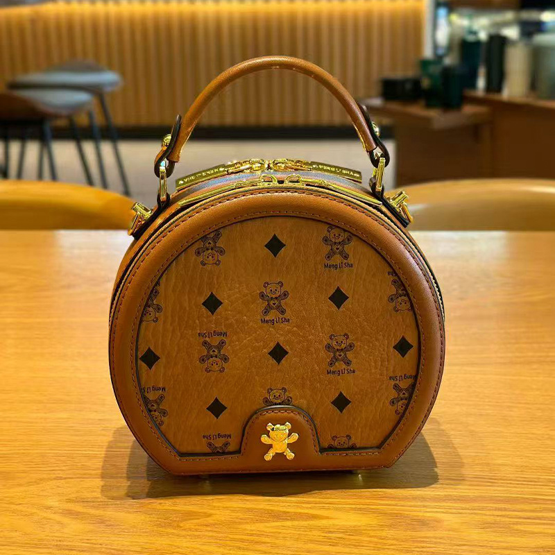 2025 New Luxury Small Round Circle Bag, Niche Designer Inspired Handbag Spacious Tote, Multi-Functional Crossbody Shoulder Purse for Women