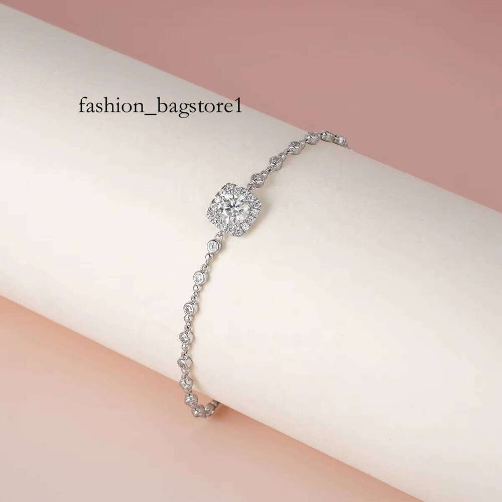 Free Design S Bracelet Moissanite New Hand Jewelry Sier Plated Platinum