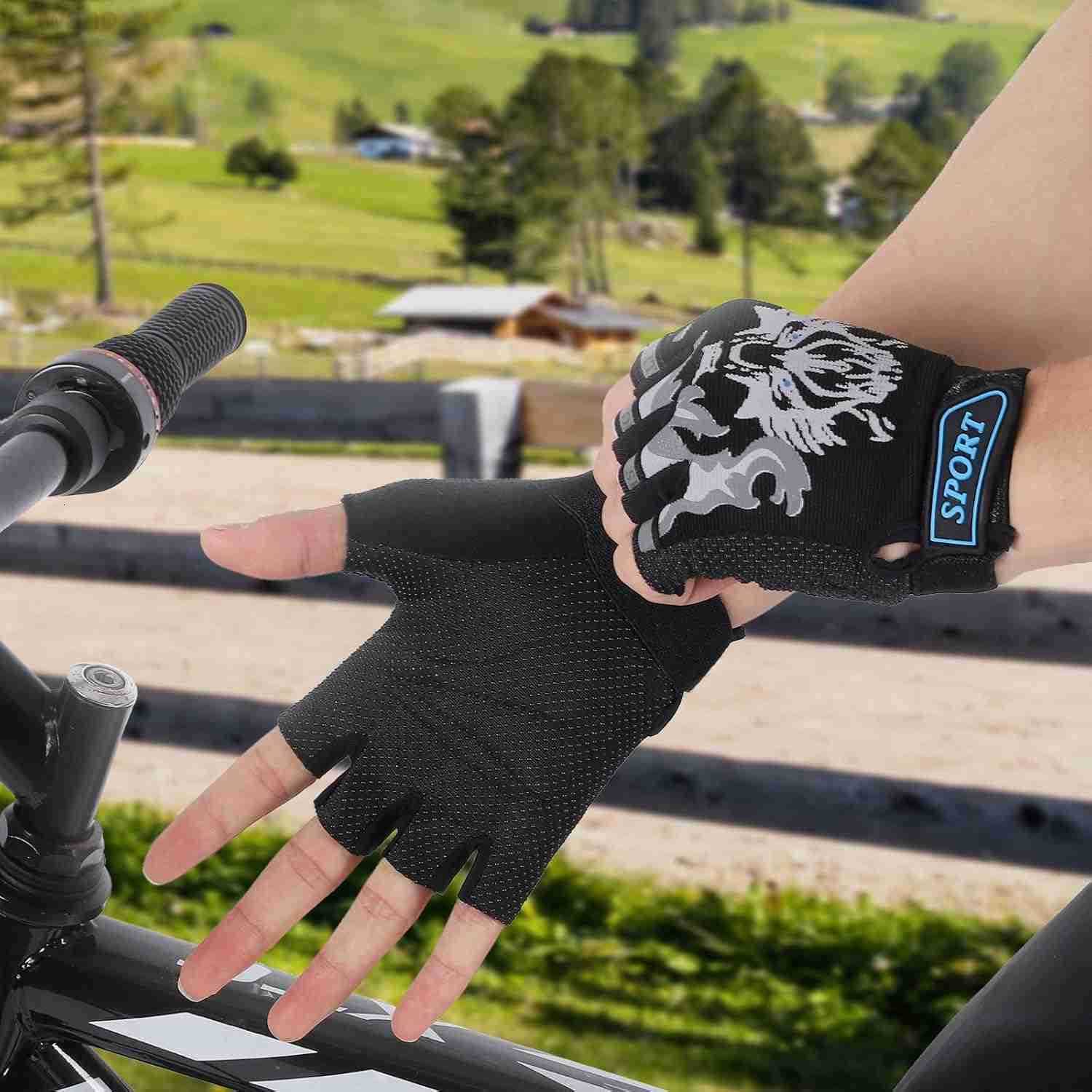 Fishing Gloves Kids Sport Cycling Gloves for Cycling Camping Fishing Outdoor SportsW250911