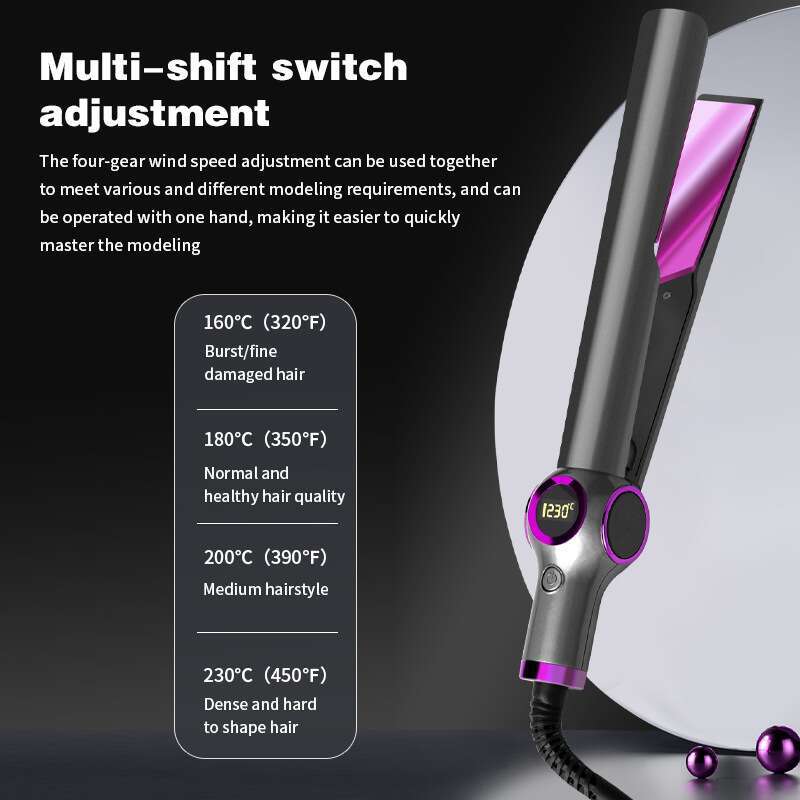 Digital Display Straightener Large Artifact Automatic Stick Dual-Purpose Curling Iron Manufacturers Wholesale