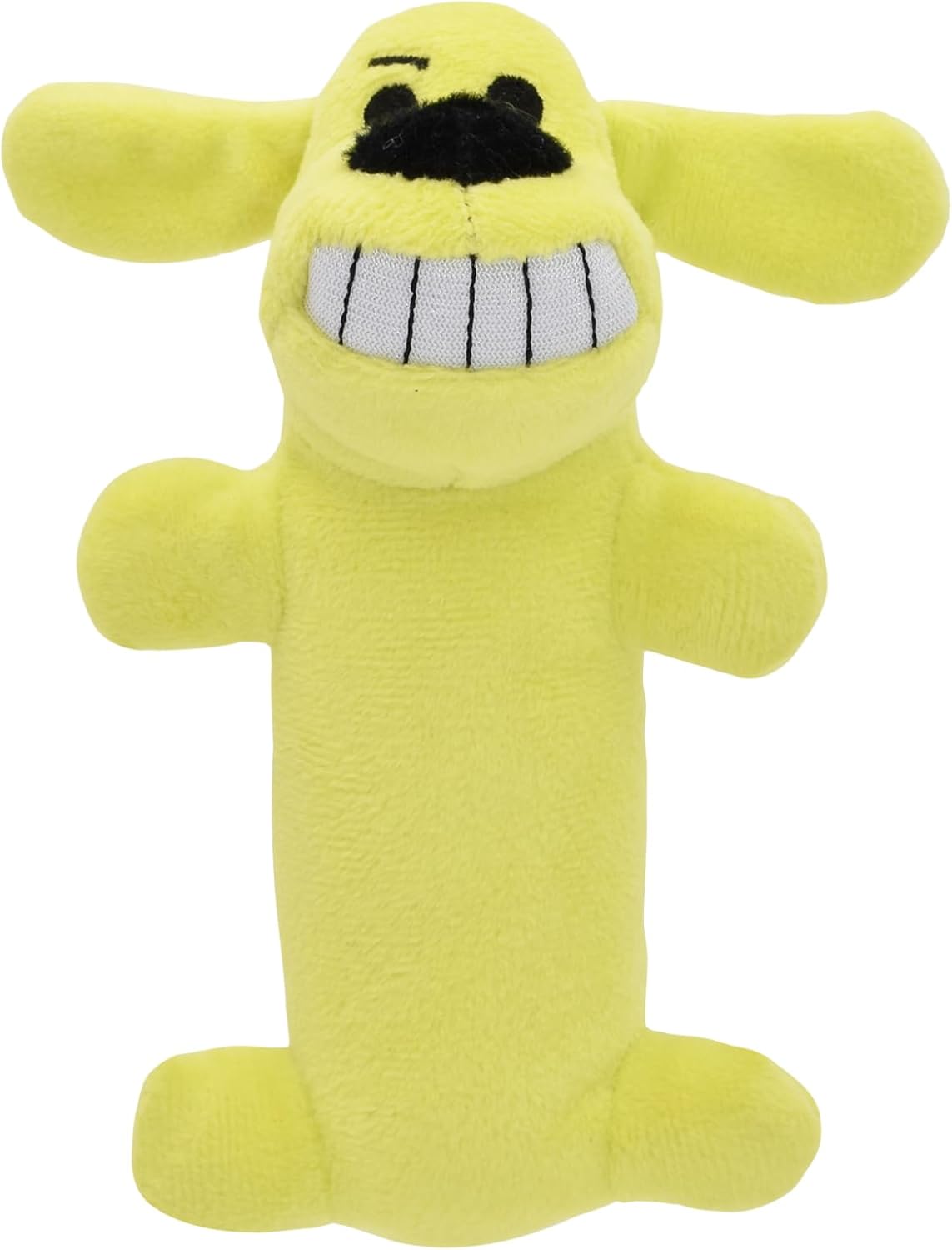 MBIKU Original Loofa Dog Latex Ruff 6" Dog Toy, Assorted Colors for small breeds.