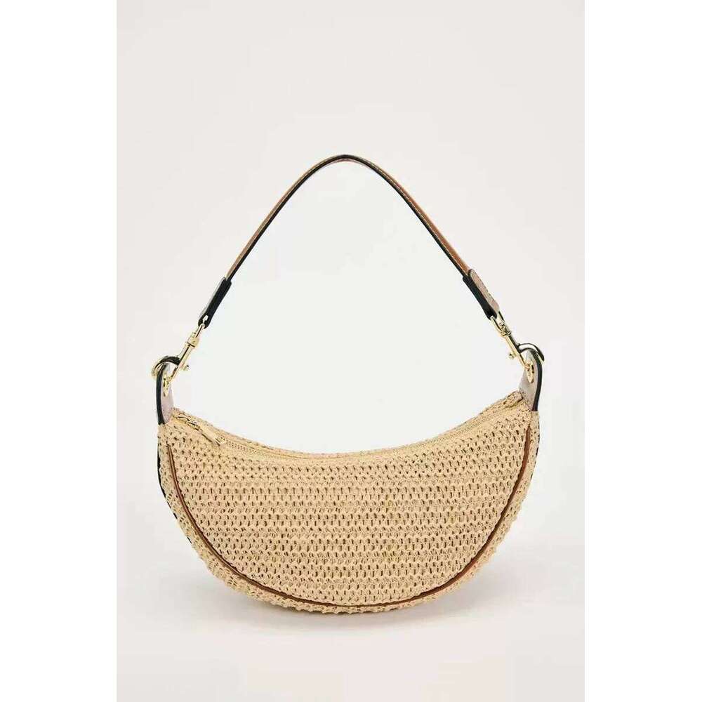 Designer Bag Fitshinling Vintage Moven Rattan Straw Shoulder Bags For Women Good Quality Fashion Summer Female Handbags Bohemian Bag