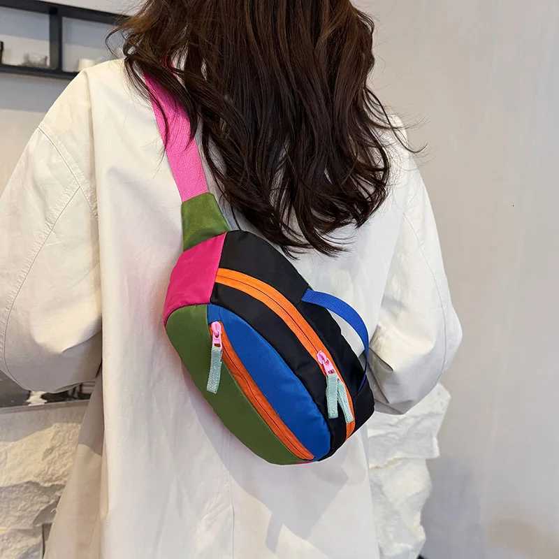 New Oxford Women Waist Bag Dopamine Chest Pack Fashion Shoulder Bag Unisex Handbag Suitable for shopping Outdoor Crossbody Bag Z250911