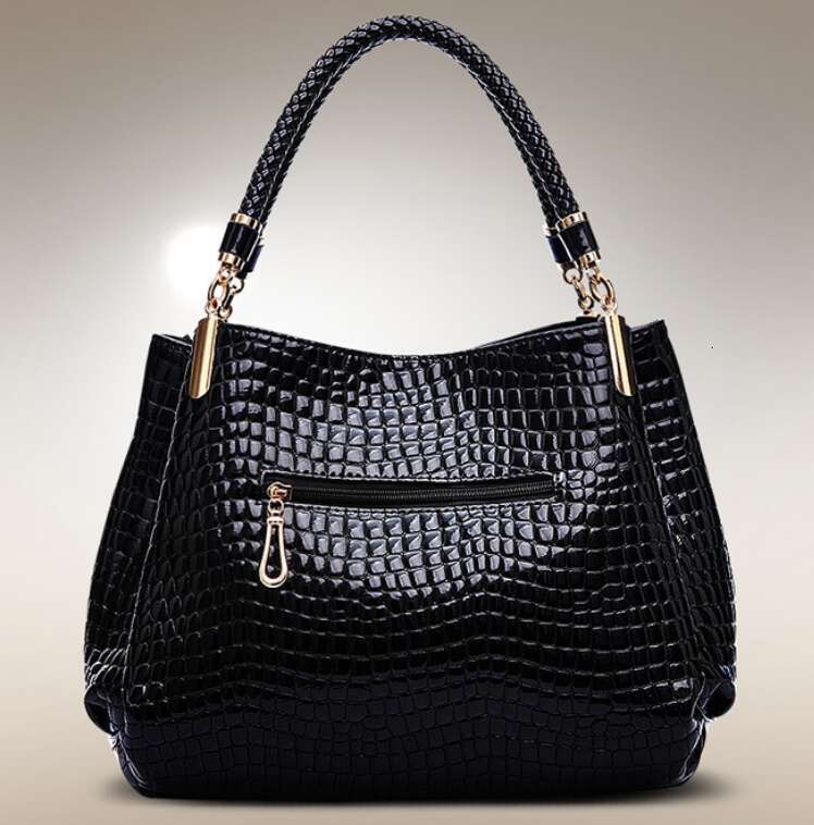 Fashion Trend Crocodile Pattern Portable Mature Temperament Handbag Women's Bag